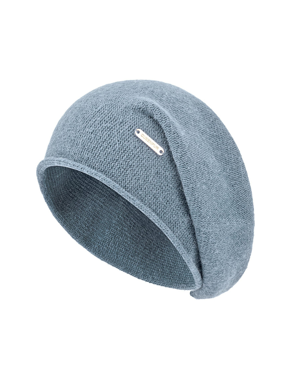 Knit Slouchy Beanie Hats for Women Cashmere Ski Cap Knitted | Blue | Size OS